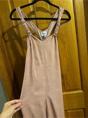Viral The B.O.D Pink polka dot jumpsuit. Size medium